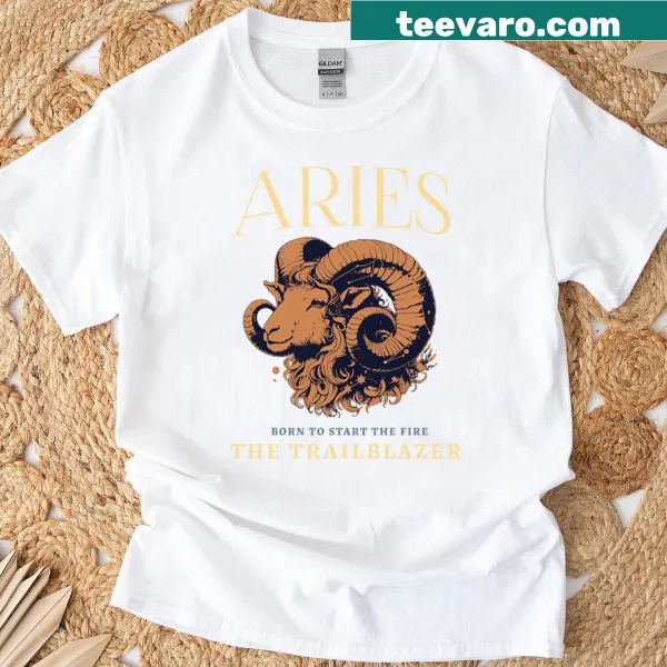 Aries zodiac sign t-shirt for astrology enthusiasts