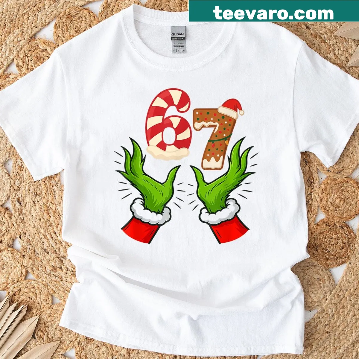 Meme-themed Christmas design on a T-shirt — on a men's t-shirt