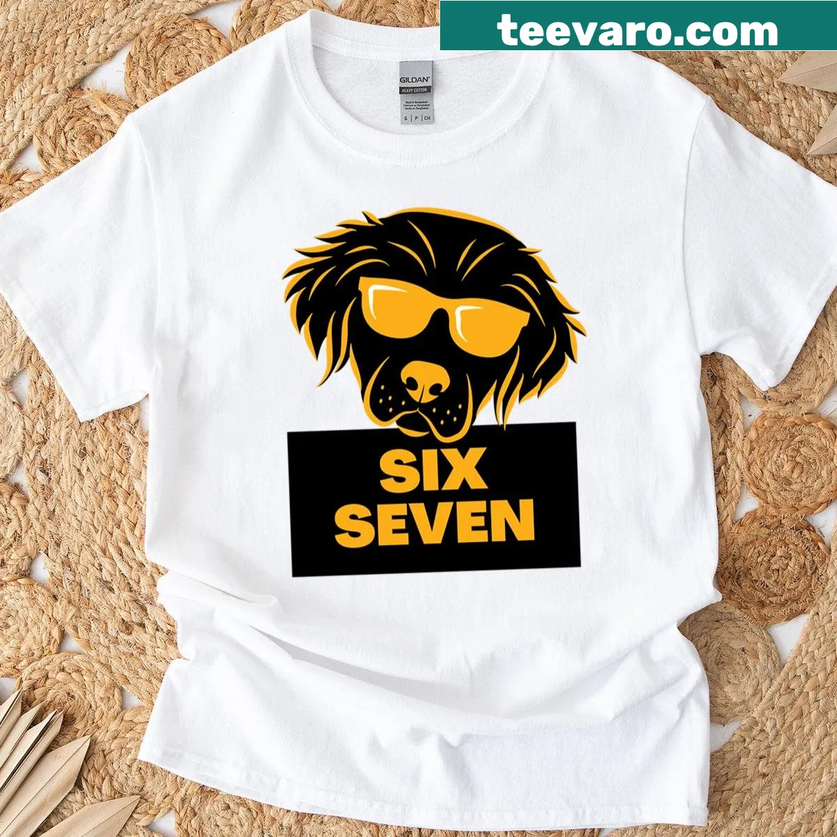 Funny oversized kids shirt with gaming phrase — on a men's t-shirt