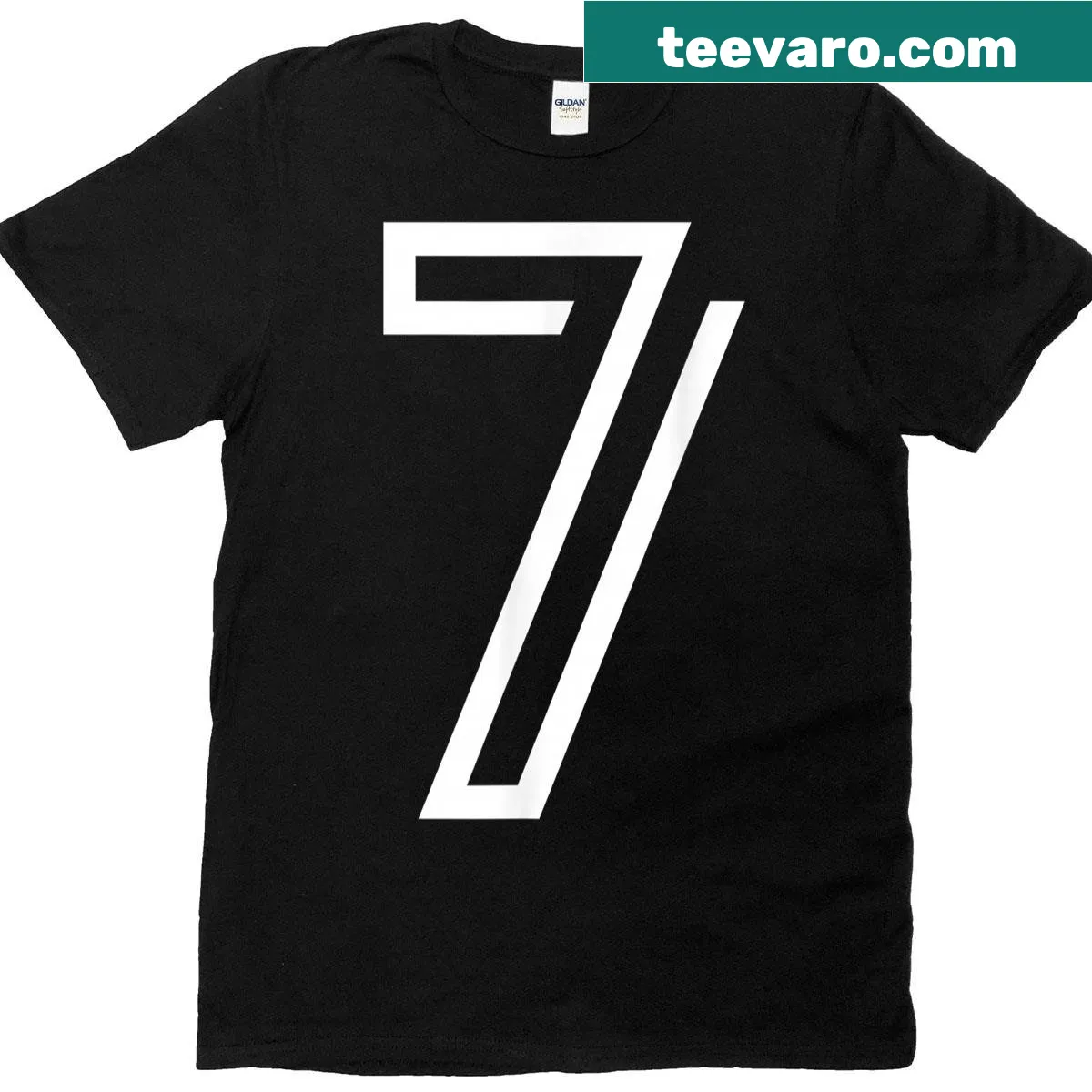 Funny typography design of '67' for a Halloween-themed shirt — on a men's t-shirt