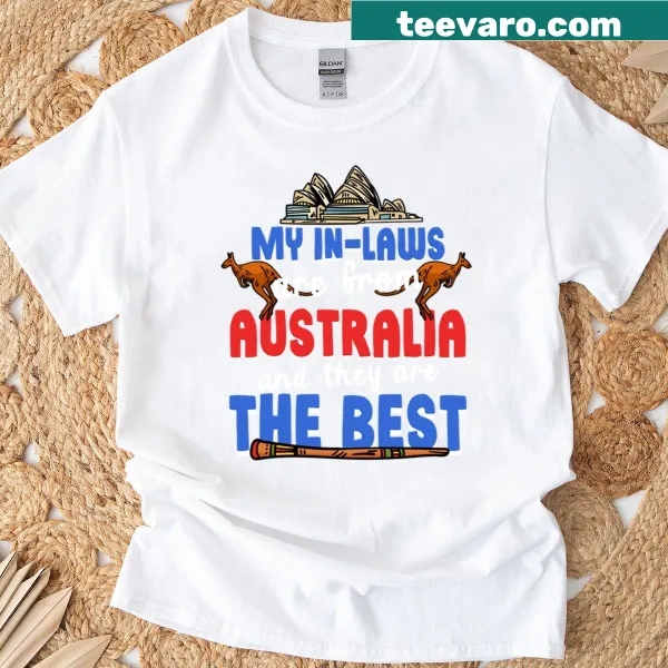 Illustrative oversized tee celebrating Australian mother-in-law with a heartfelt design