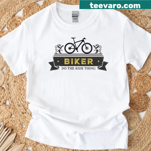 Bold t-shirt featuring a silhouette of a bike chain
