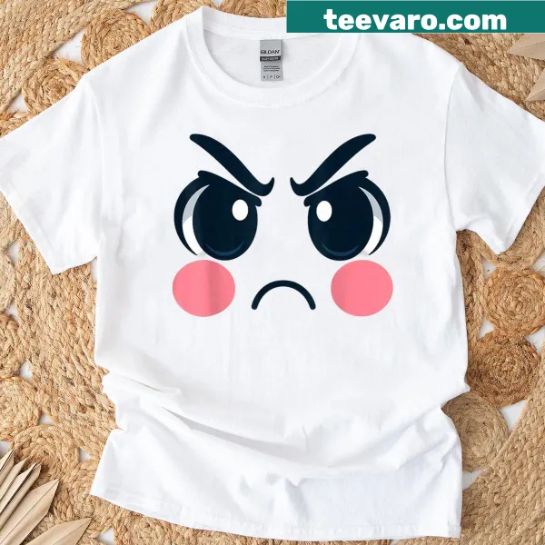 Funny t-shirt featuring creepy cartoon carrots for Halloween.