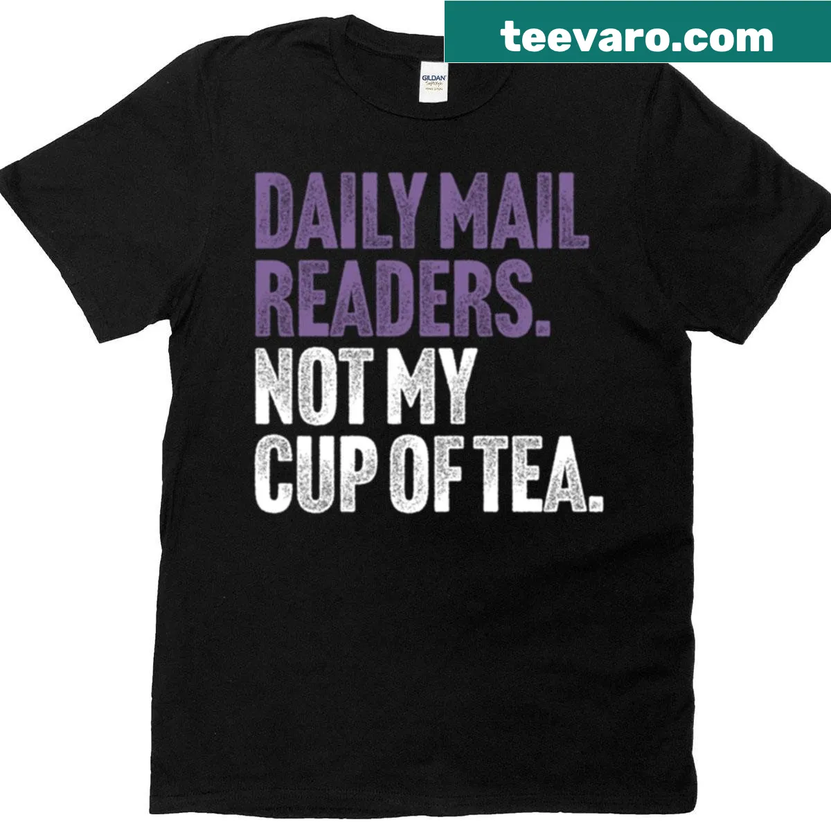 Vintage style quote t-shirt with sarcastic Daily Mail reference — on a men's t-shirt