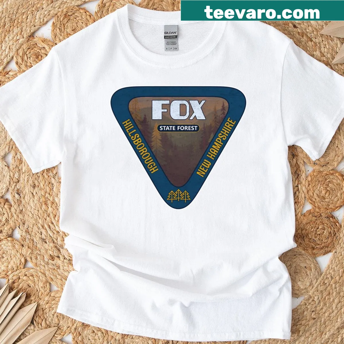Vintage Distressed T-shirt with funny fishing saying — on a men's t-shirt