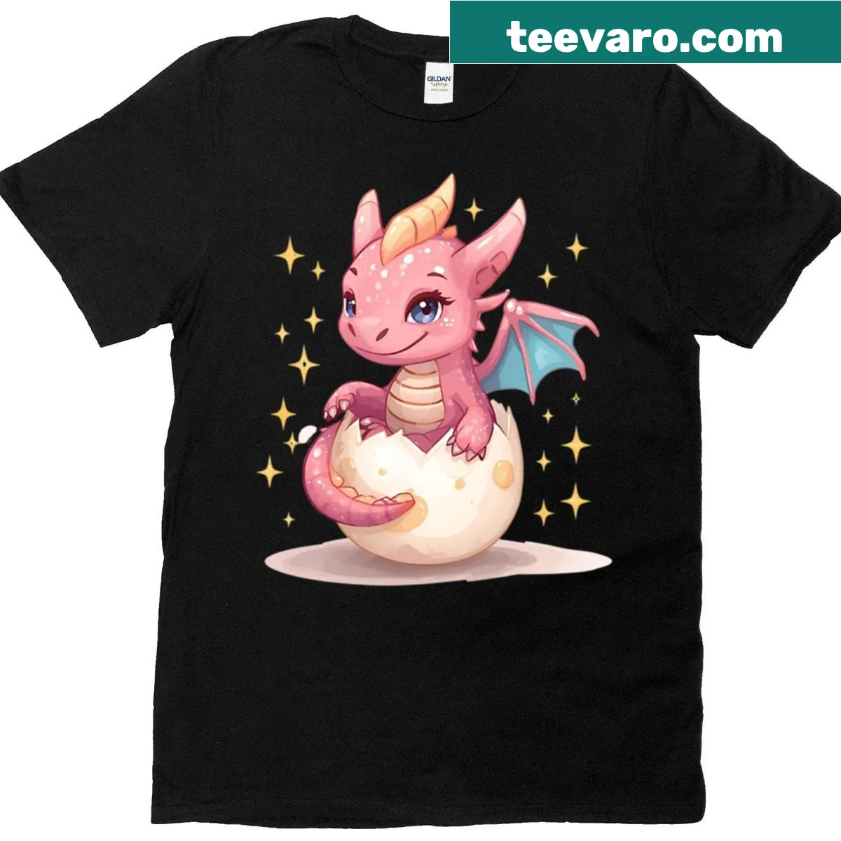 Illustration of a freshly hatched egg in a wholesome design — on a men's t-shirt