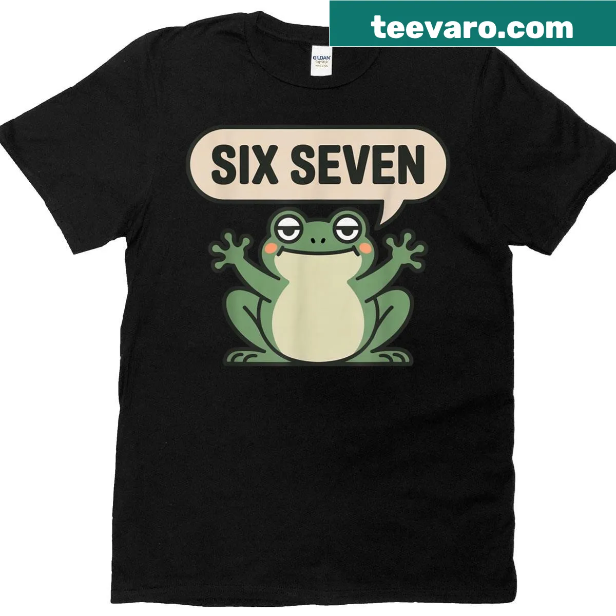 Funny frog meme graphic t-shirt for kids — on a men's t-shirt