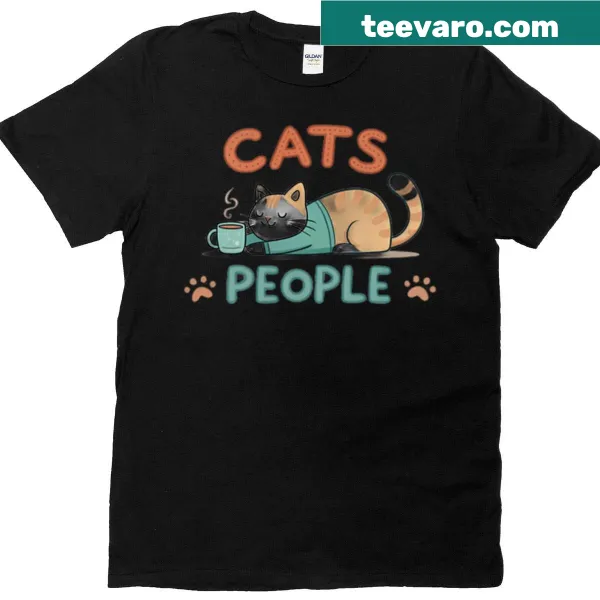 Humorous cat lover graphic t-shirt design