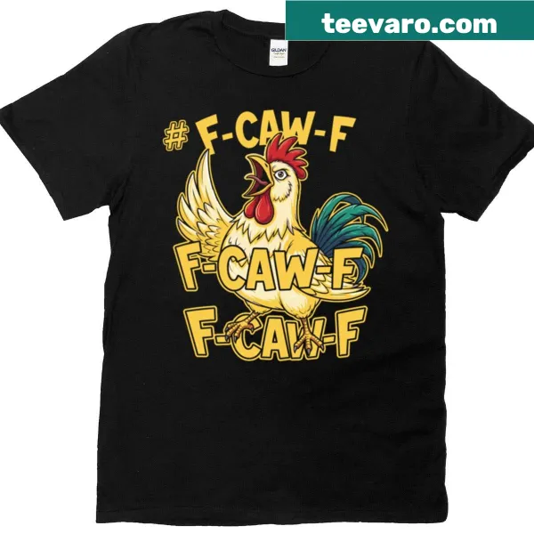 Funny chicken humor shirt featuring a crowing rooster