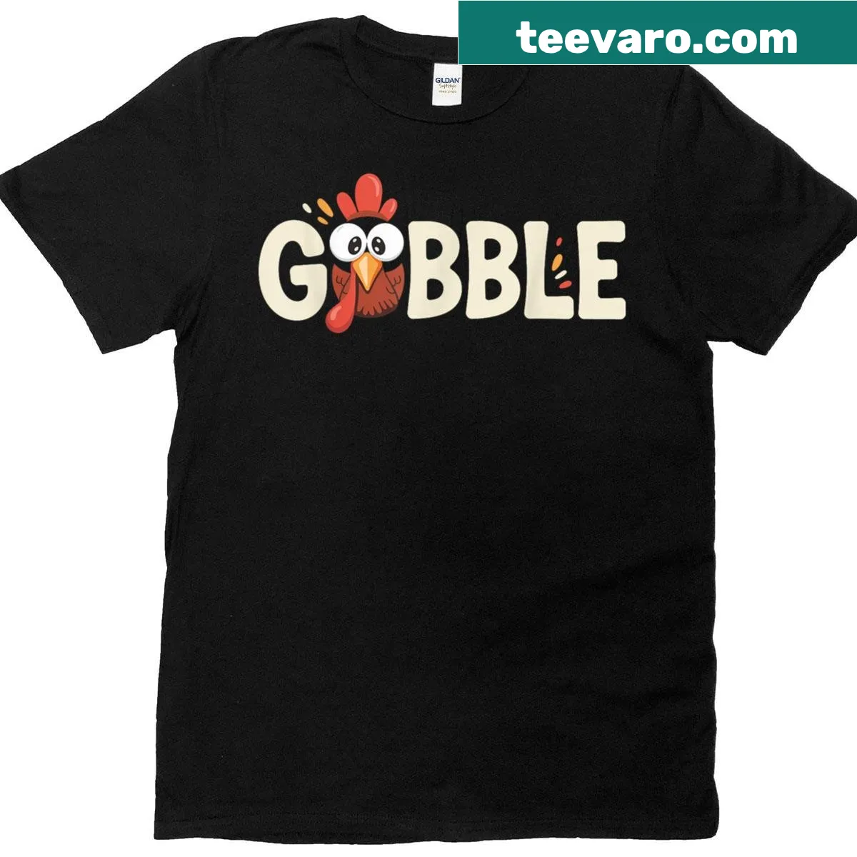 Funny turkey-themed quote t-shirt for Thanksgiving — on a men's t-shirt