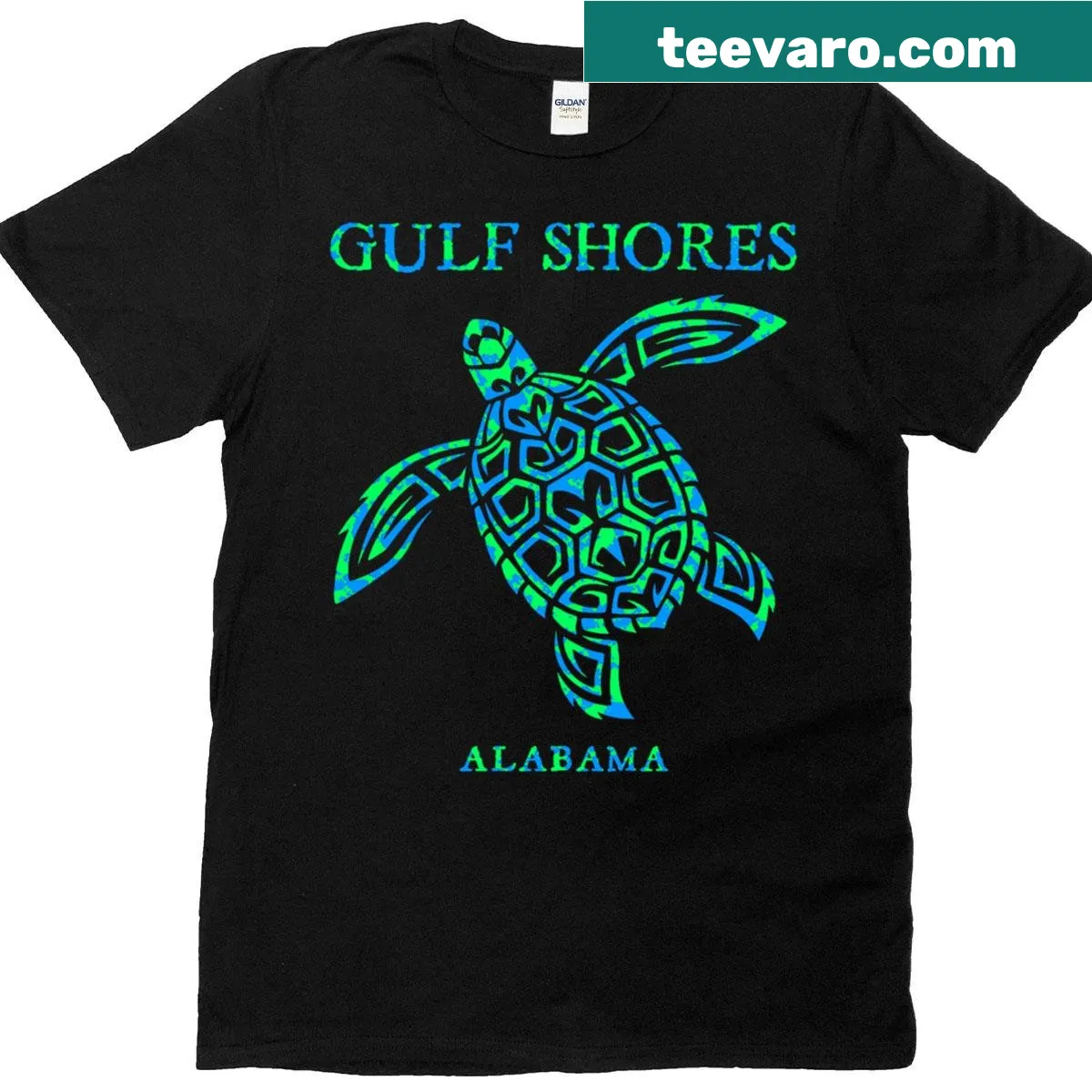 Retro sea turtle graphic t-shirt for toddlers — on a men's t-shirt