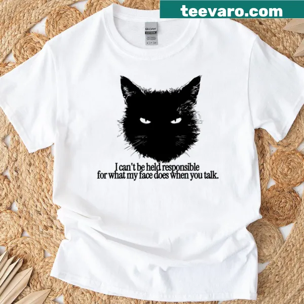 Oversized T-shirt with humorous saying about social interactions