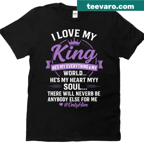 Couple T-shirt expressing love with heartfelt typography