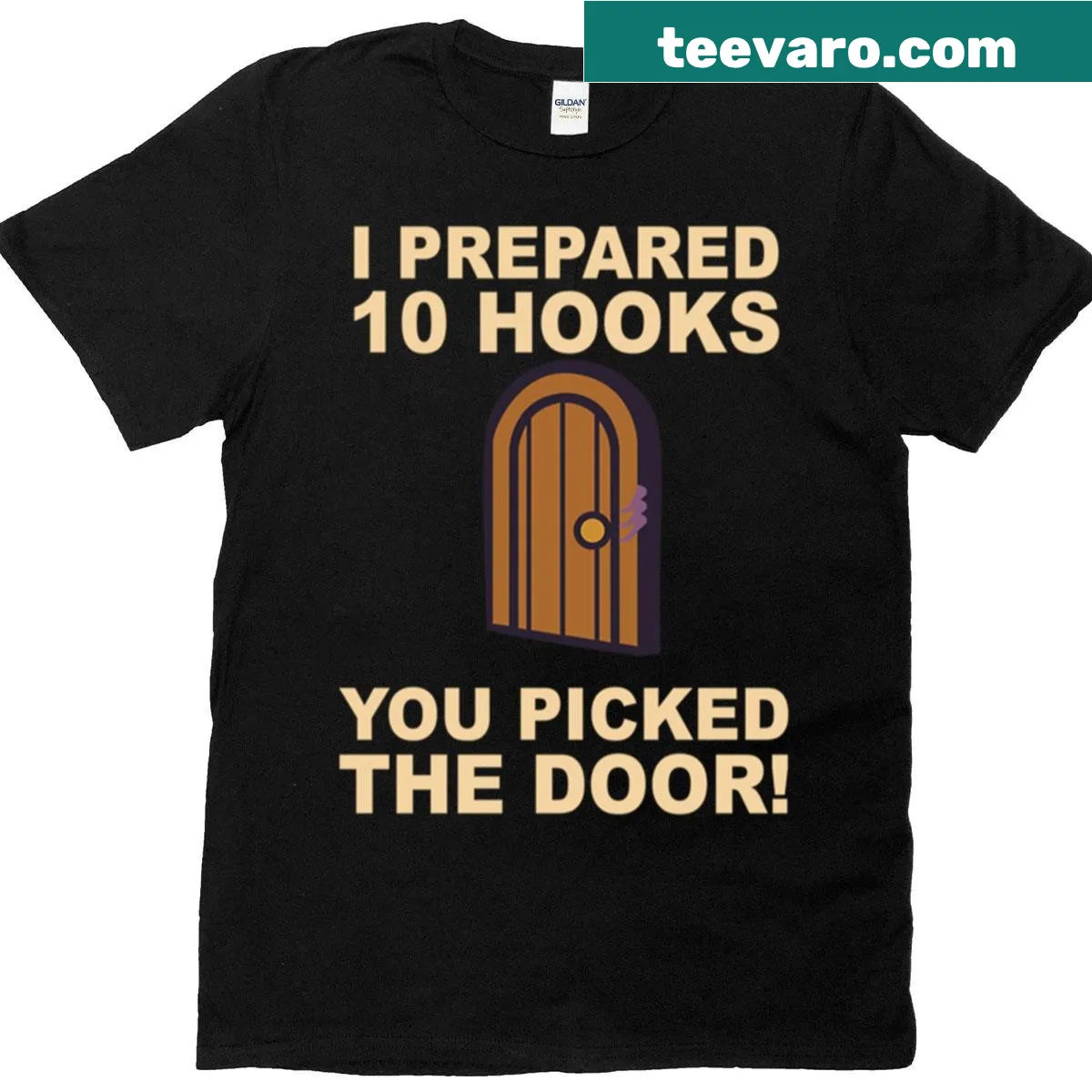 Funny tabletop RPG T-shirt featuring a humorous Dungeon Master quote — on a men's t-shirt