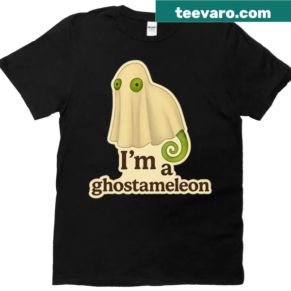 Funny Halloween chameleon graphic t-shirt