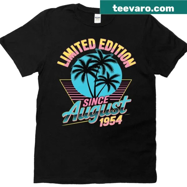 Limited Edition Since August 1954 T-shirt with bold lettering