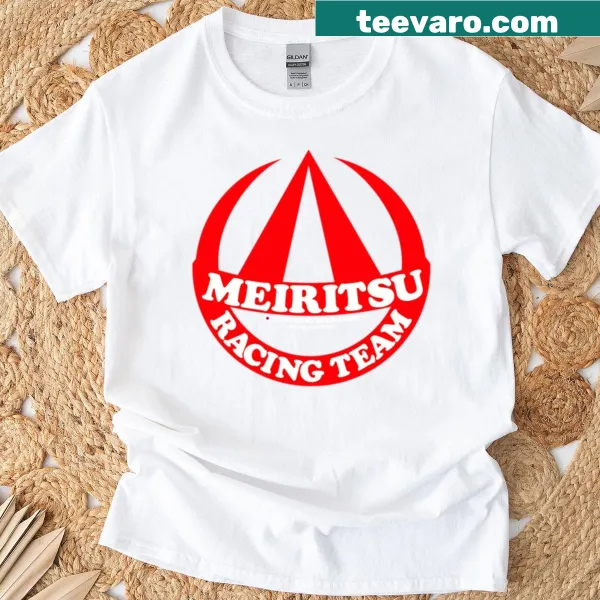 Oversized T-shirt featuring Meiritsu Racing Team 77 and F1 design