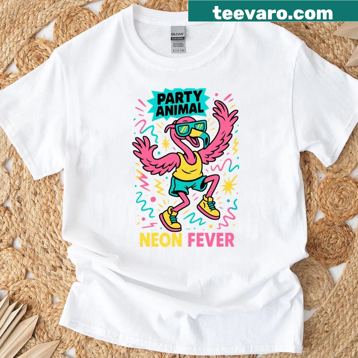 Funny cat design stating approval on an oversized t-shirt — on a men's t-shirt