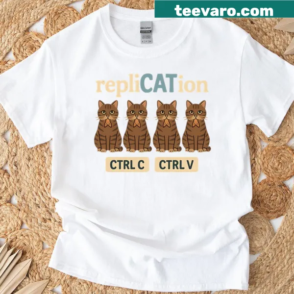 Funny cat pun t-shirt for humor lovers