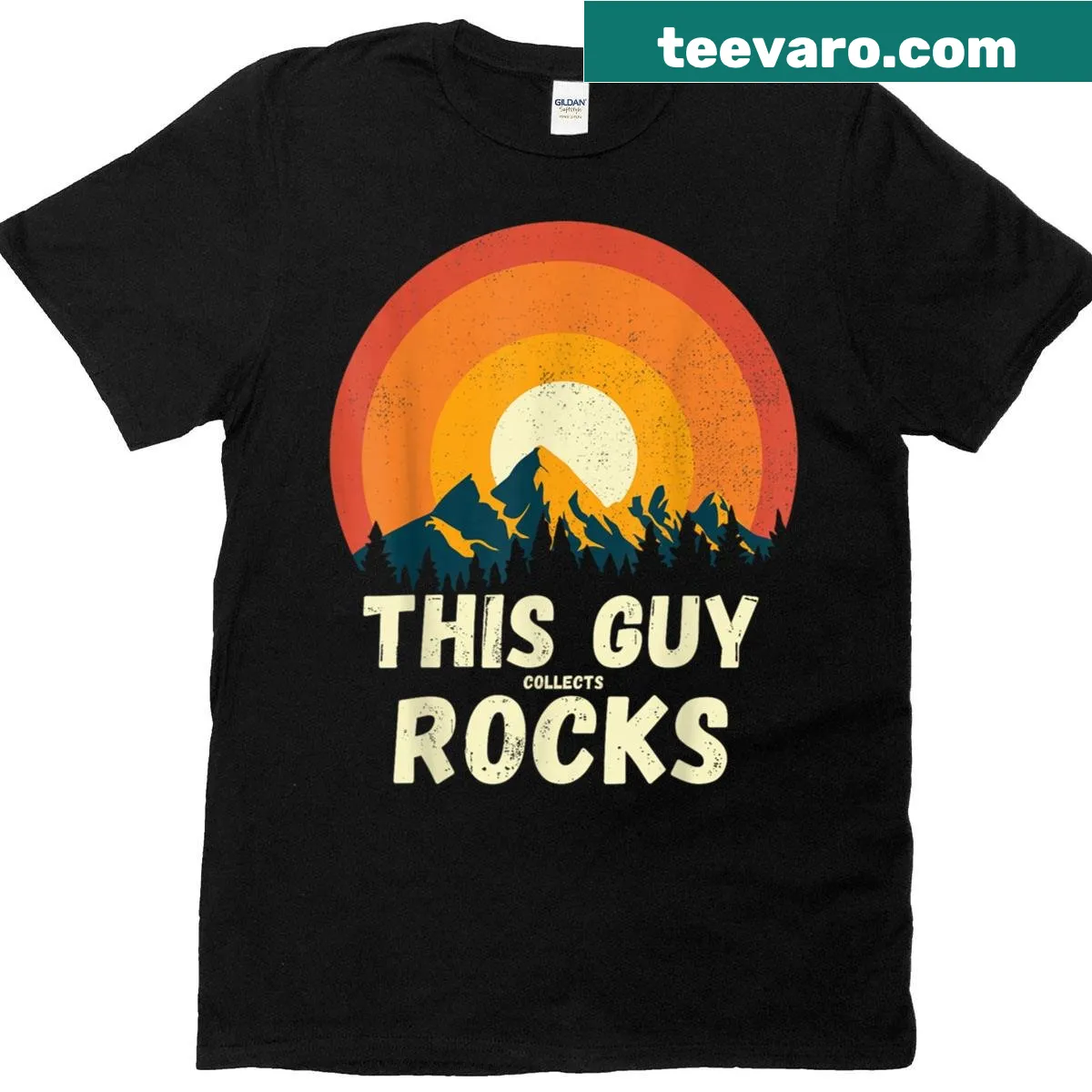 T-shirt for rock collectors and geologists — on a men's t-shirt