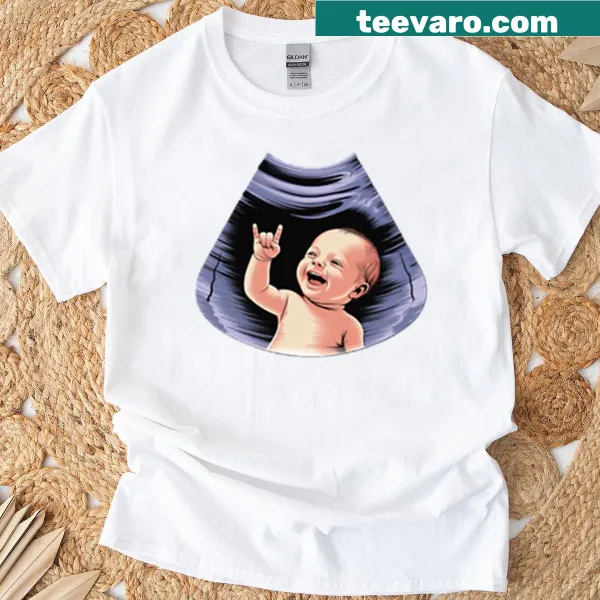 Typography Rock N' Roll Baby T-shirt with playful lettering