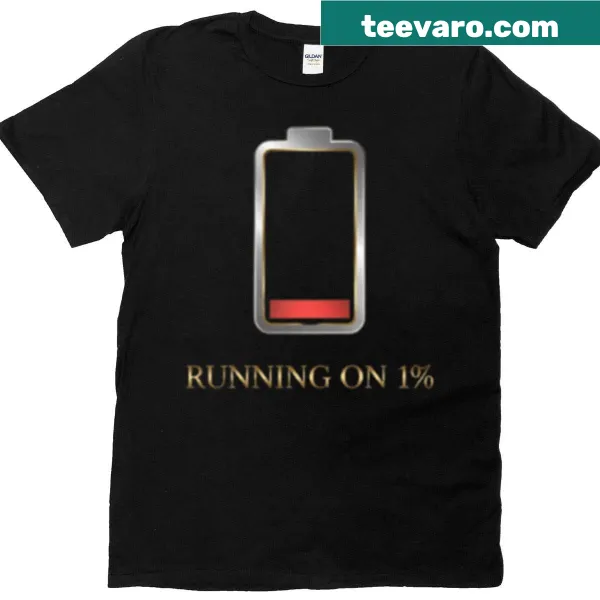 Minimalist design of a low power battery on a t-shirt