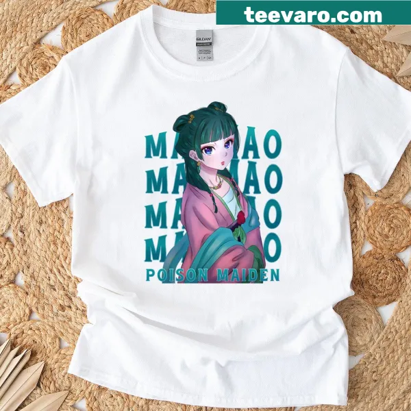 Scribble art design featuring Xiomao character on a casual t-shirt