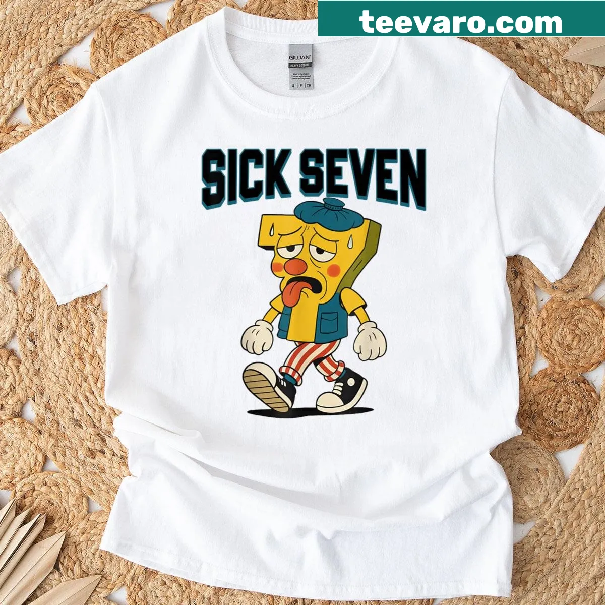 Trending Halloween t-shirt with humorous meme design — on a men's t-shirt