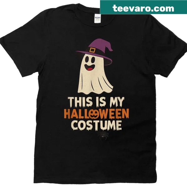 Funny ghost graphic with text: This Is My Halloween Costume