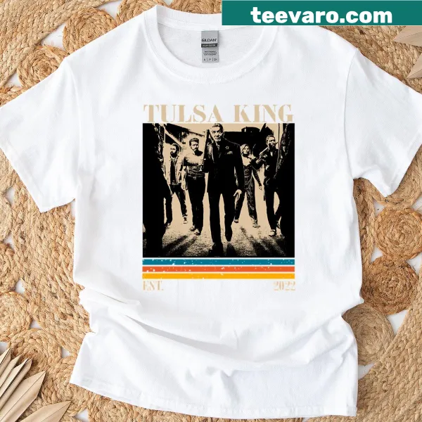 T-shirt featuring a clever slogan in tribute to the series Tulsa King