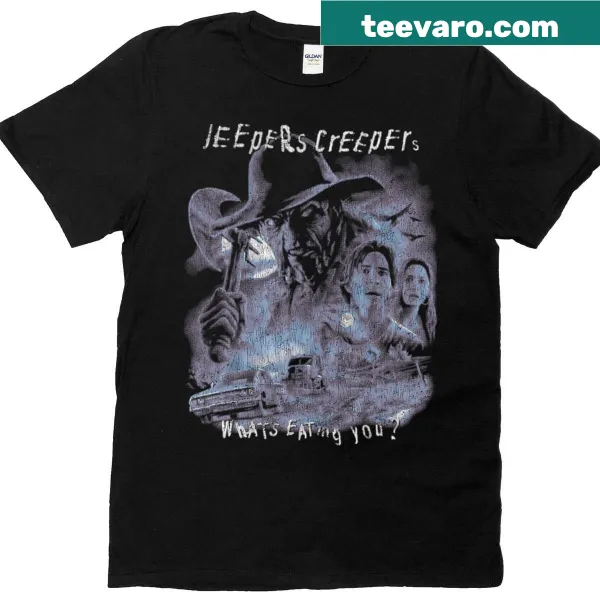 Vintage horror film series T-shirt with spooky graphics