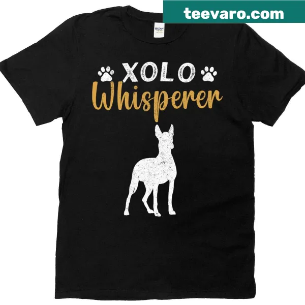 Illustration of a Xoloitzcuintli dog with adoption theme
