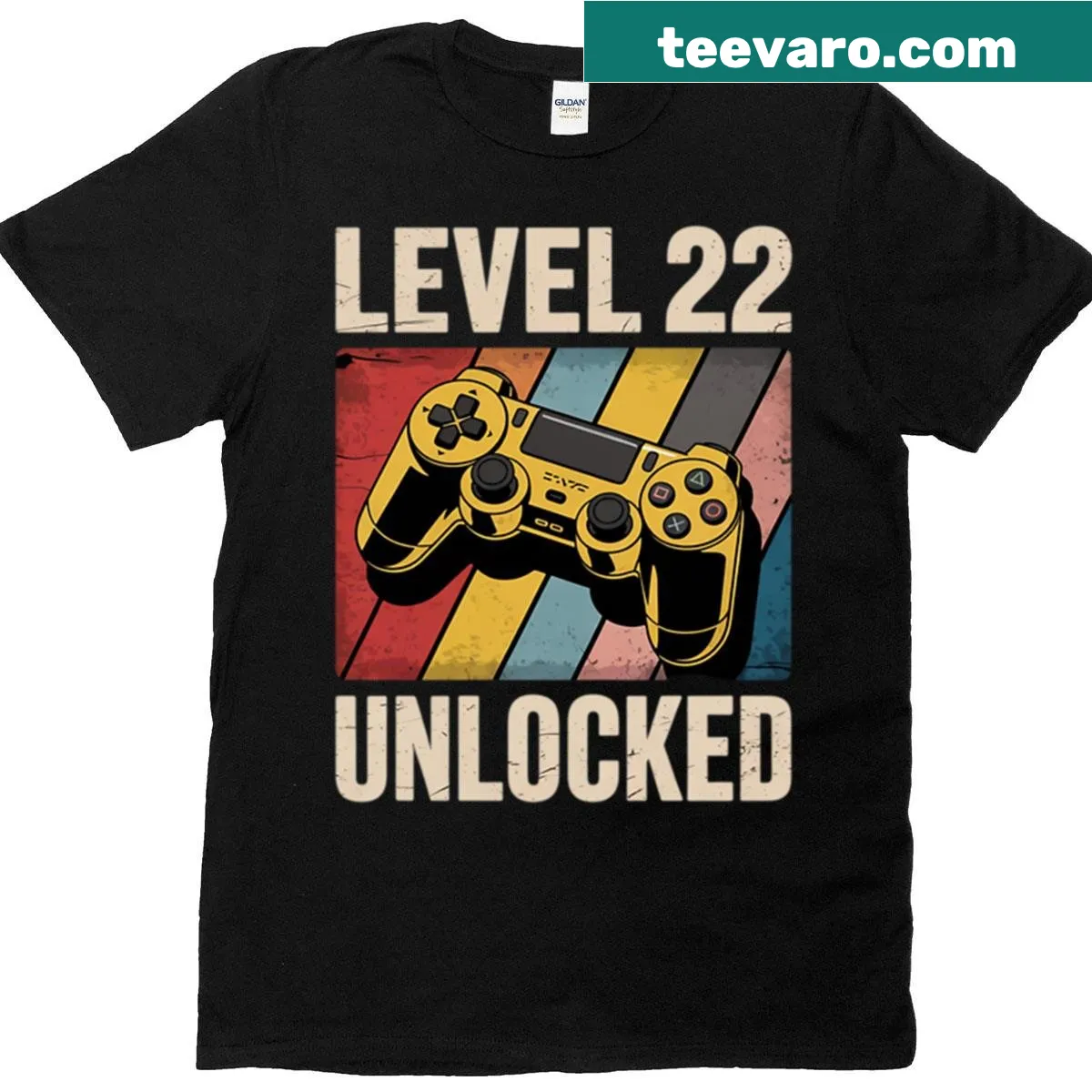 T-shirt with '22 Year Old' text for birthday celebration — on a men's t-shirt