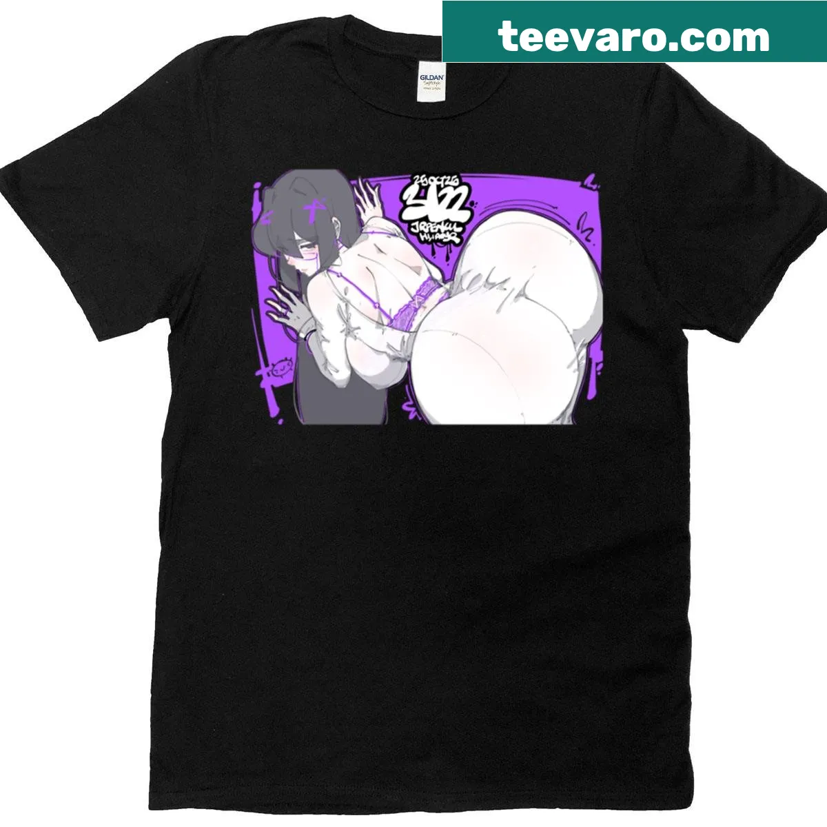 Doodle design T-shirt featuring the date '25 Oct 2025' — on a men's t-shirt