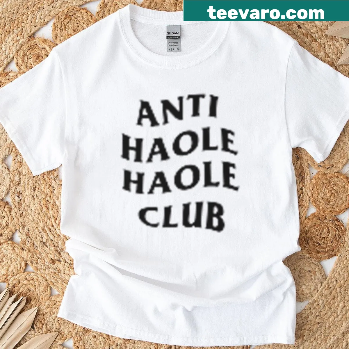 Humorous cultural identity text printed on a casual t-shirt. — on a men's t-shirt