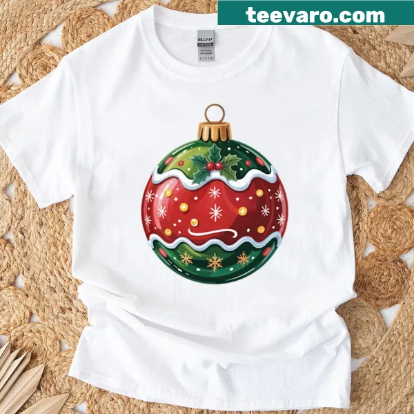 Charming Christmas bauble graphic illustration