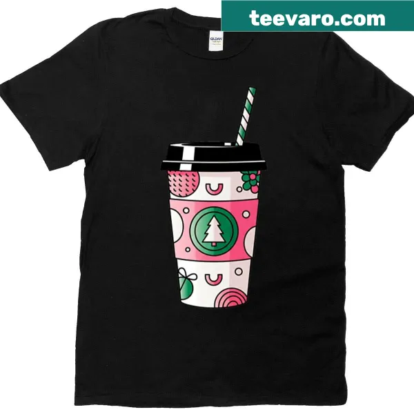 Funny Christmas-themed graphic about takeaway drinks