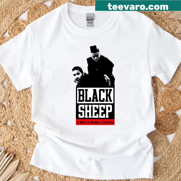 Cartoon wolf disguised as a sheep in a humorous design