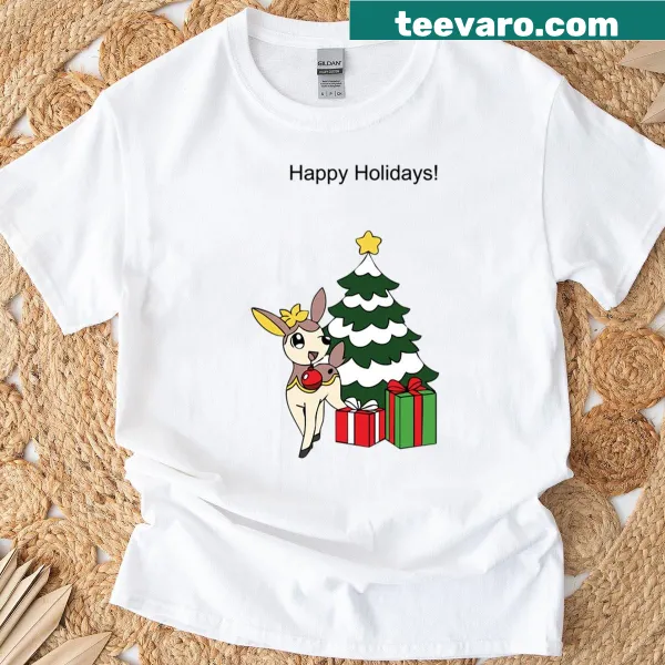 Cute deer design celebrating the holiday season