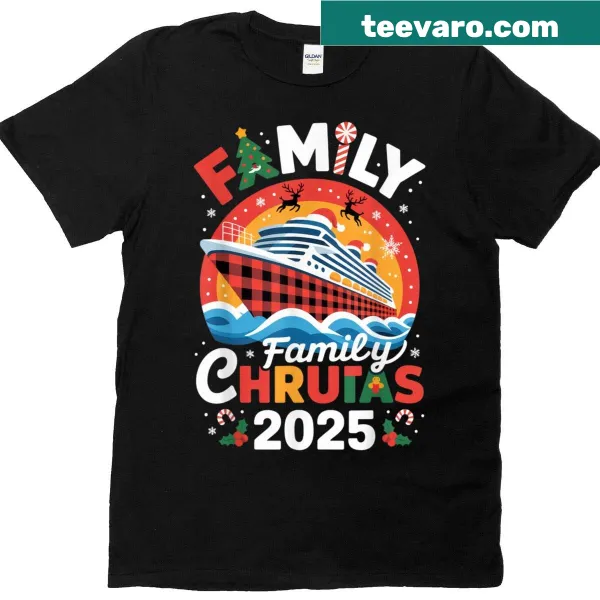 Heartwarming Family Christmas vacation t-shirt for cruise lovers