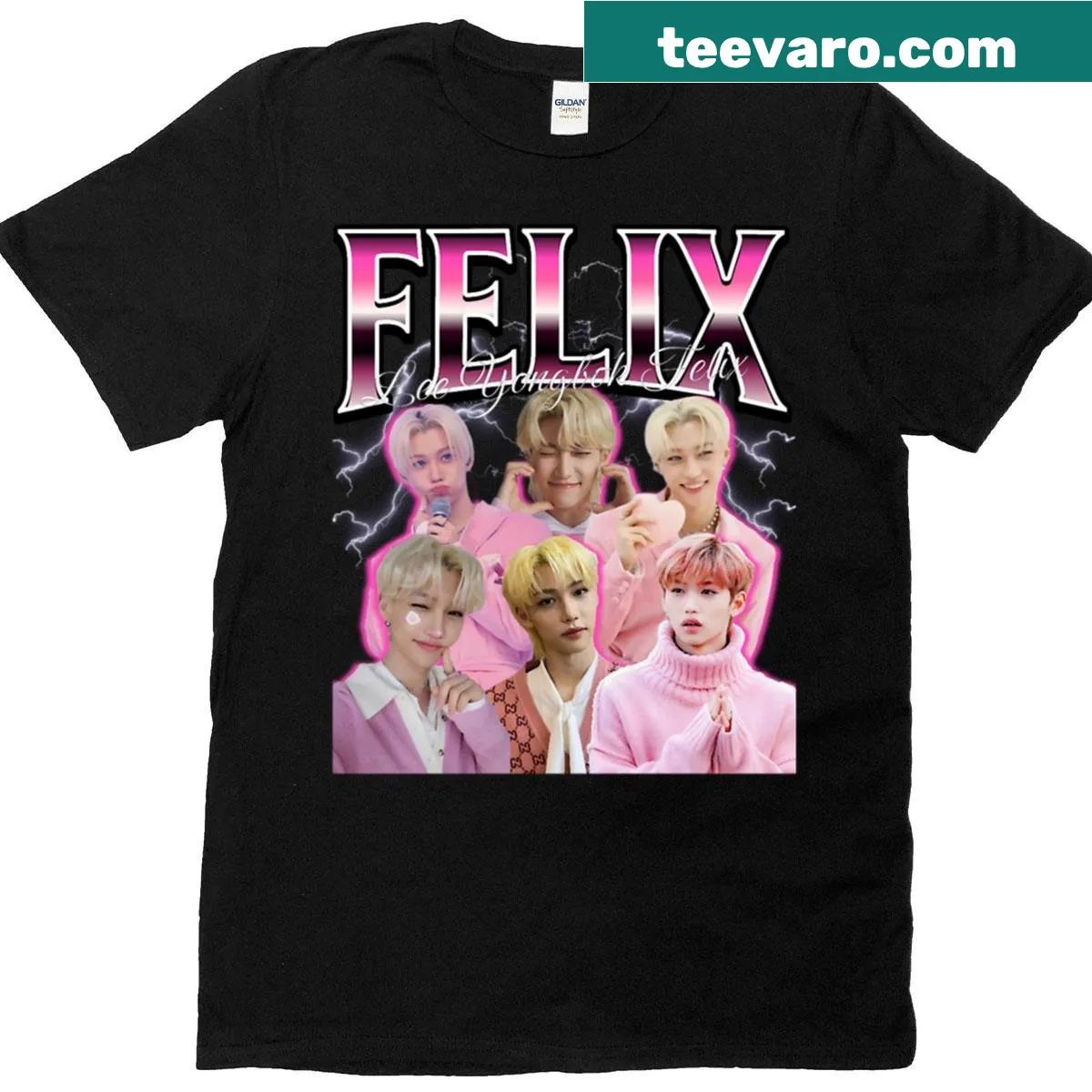 Retro 90s design on a pink T-shirt. — on a men's t-shirt