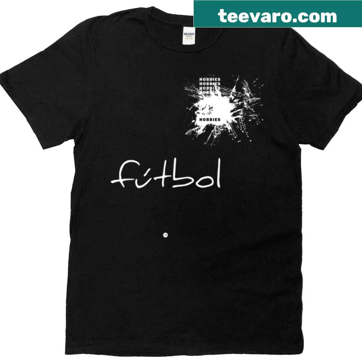 Playful 'Football Fo' graphic t-shirt for sports enthusiasts — on a men's t-shirt