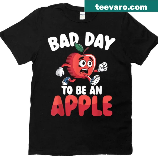 Fun apple picking illustration graphic t-shirt