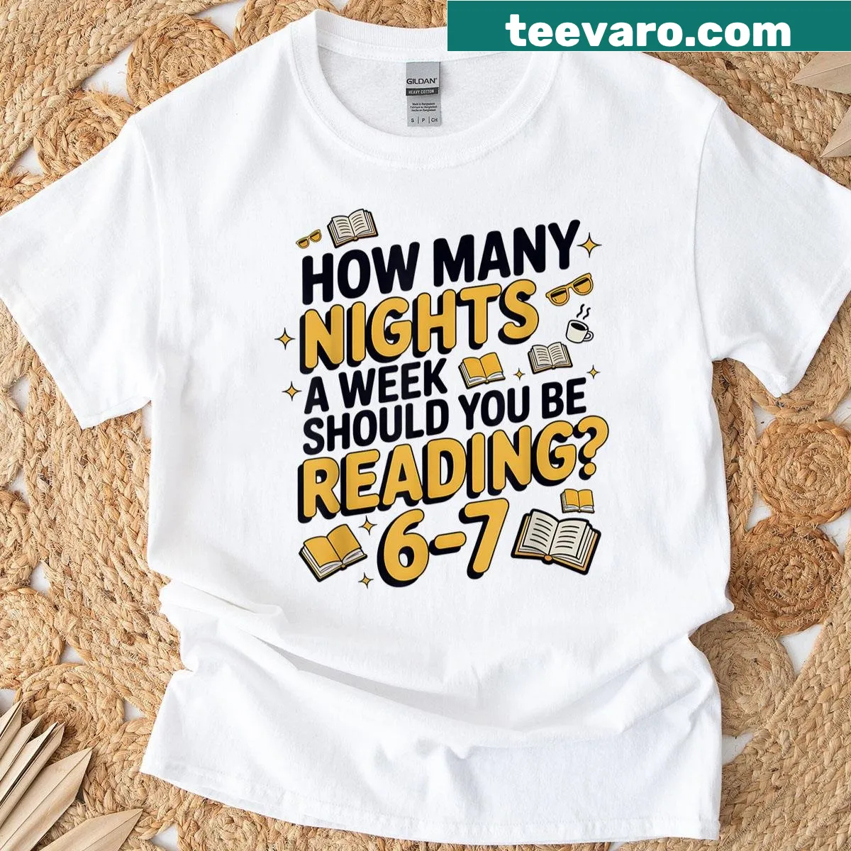 Humorous meme design T-shirt for English teachers and librarians. — on a men's t-shirt