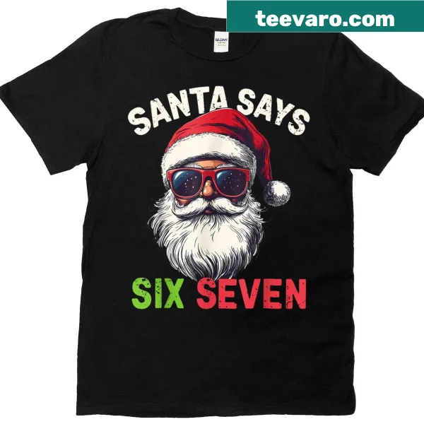 Santa meme t-shirt with funny saying for kids