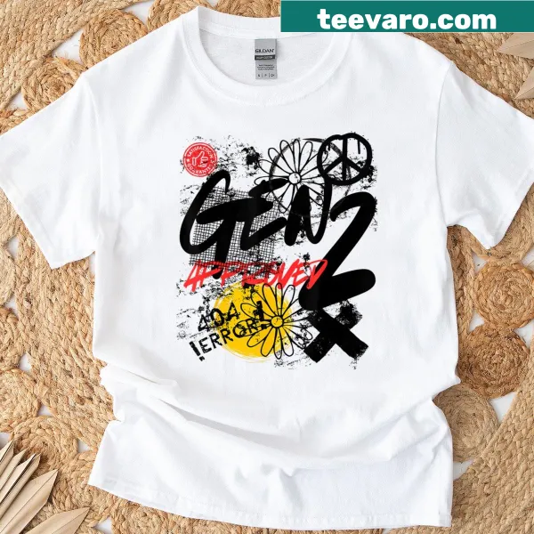 Trendy graphic humor t-shirt designed for Gen Z