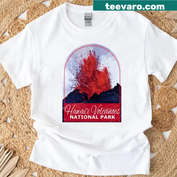 T-shirt featuring Hawaii Volcanoes National Park design