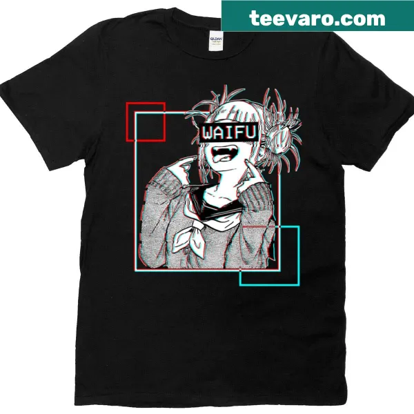 Anime-inspired T-shirt featuring Himiko Toga character design.