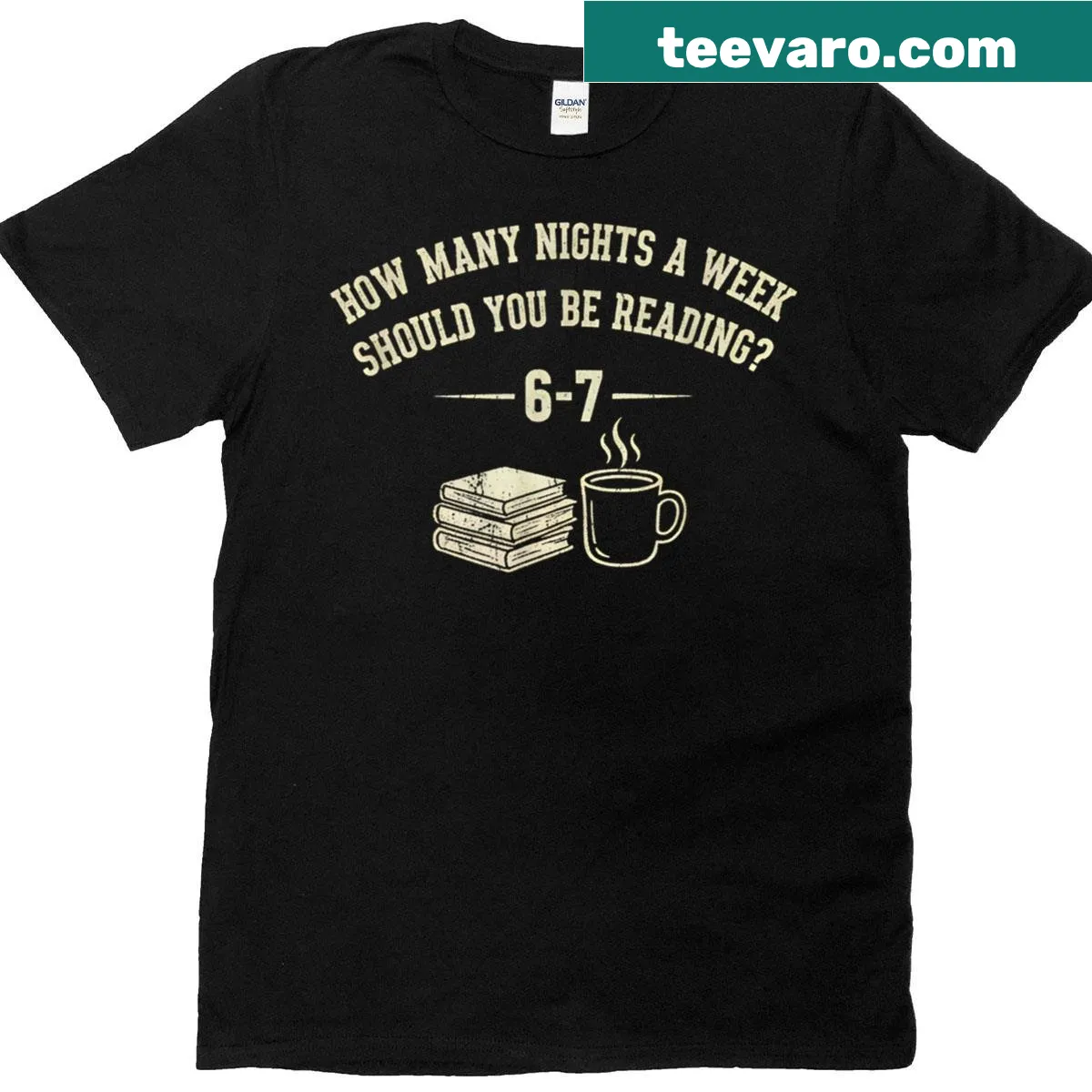 Funny teacher T-shirt with reading question and meme reference — on a men's t-shirt