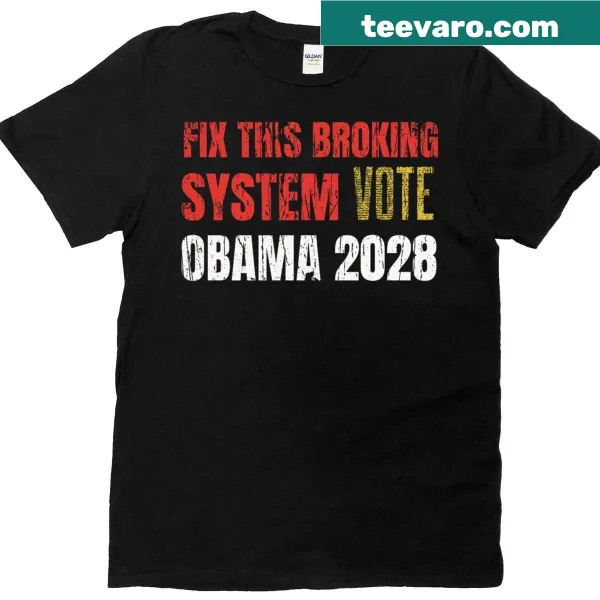 Humorous text about Obama 2028 and fixing the system